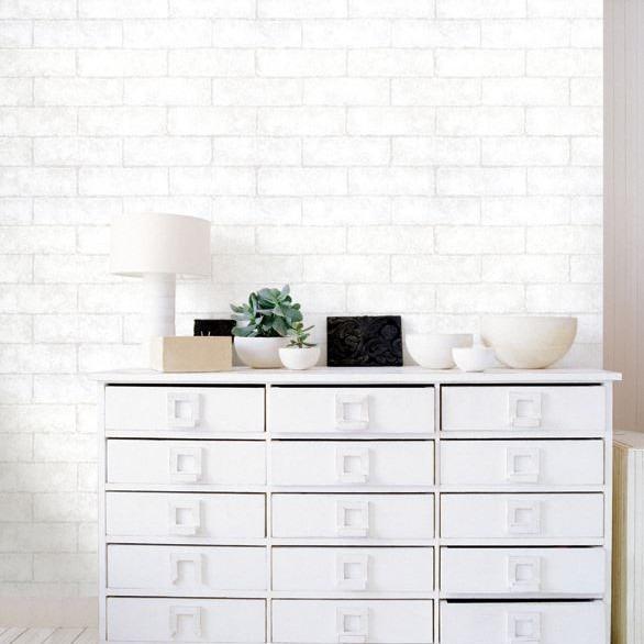 KOREAN Brick Stone design wallpaper / Available in SG/SelfAdhesive