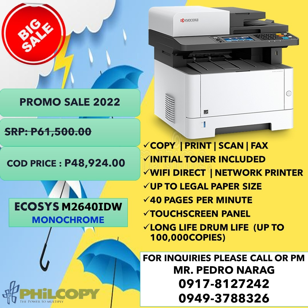 KYOCERA MULTIFUNCTIONAL LASER COPIER. XEROX, PRINTER, SCANNER COPIER