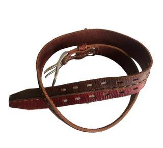 leather belt split