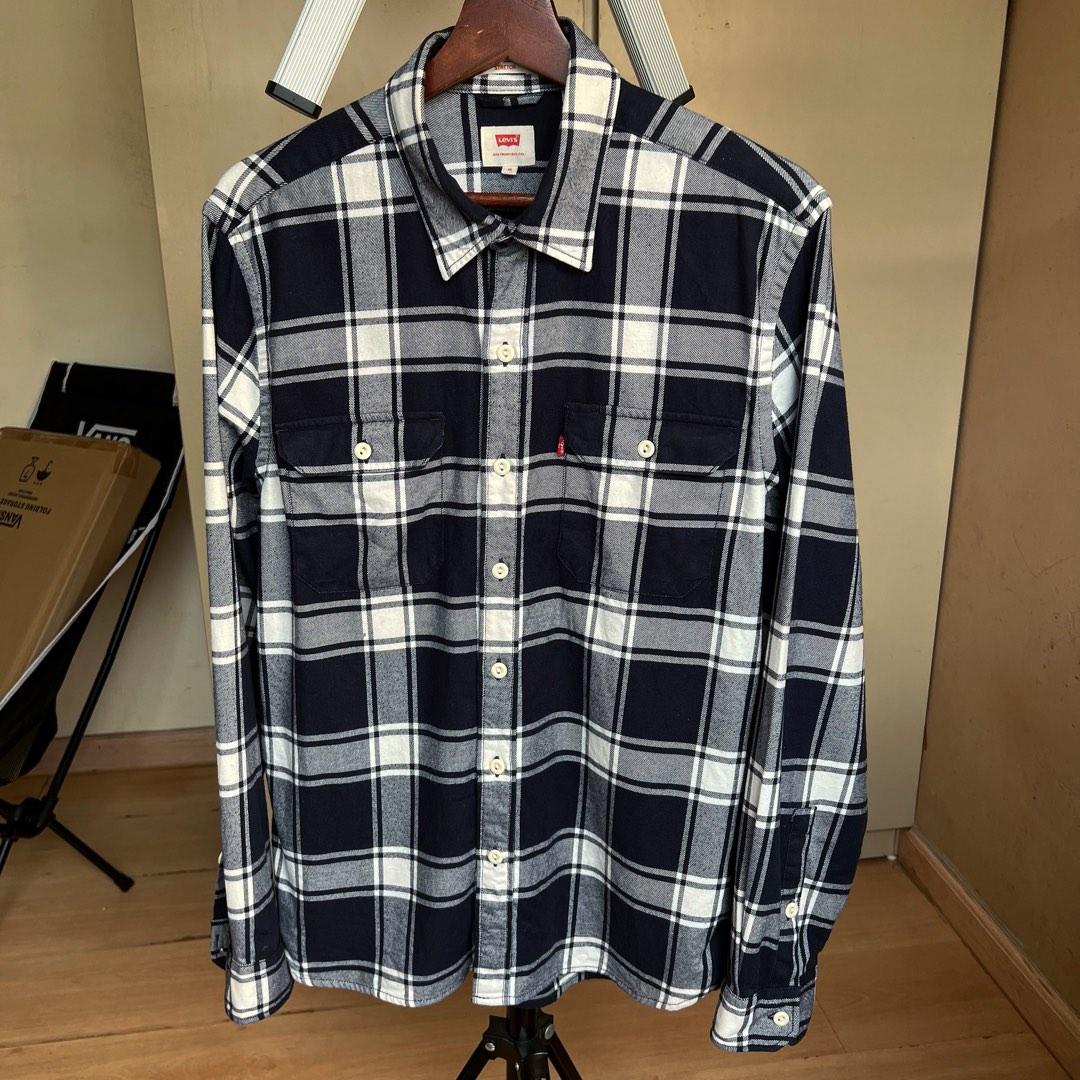 Levis flannel shirt, Men's Fashion, Tops & Sets, Formal Shirts on Carousell
