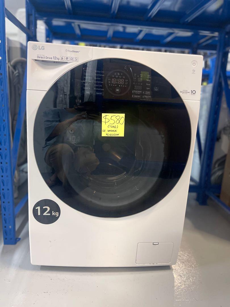 LG 12kg Inverter Direct Drive front load washer FG1612S3W TV