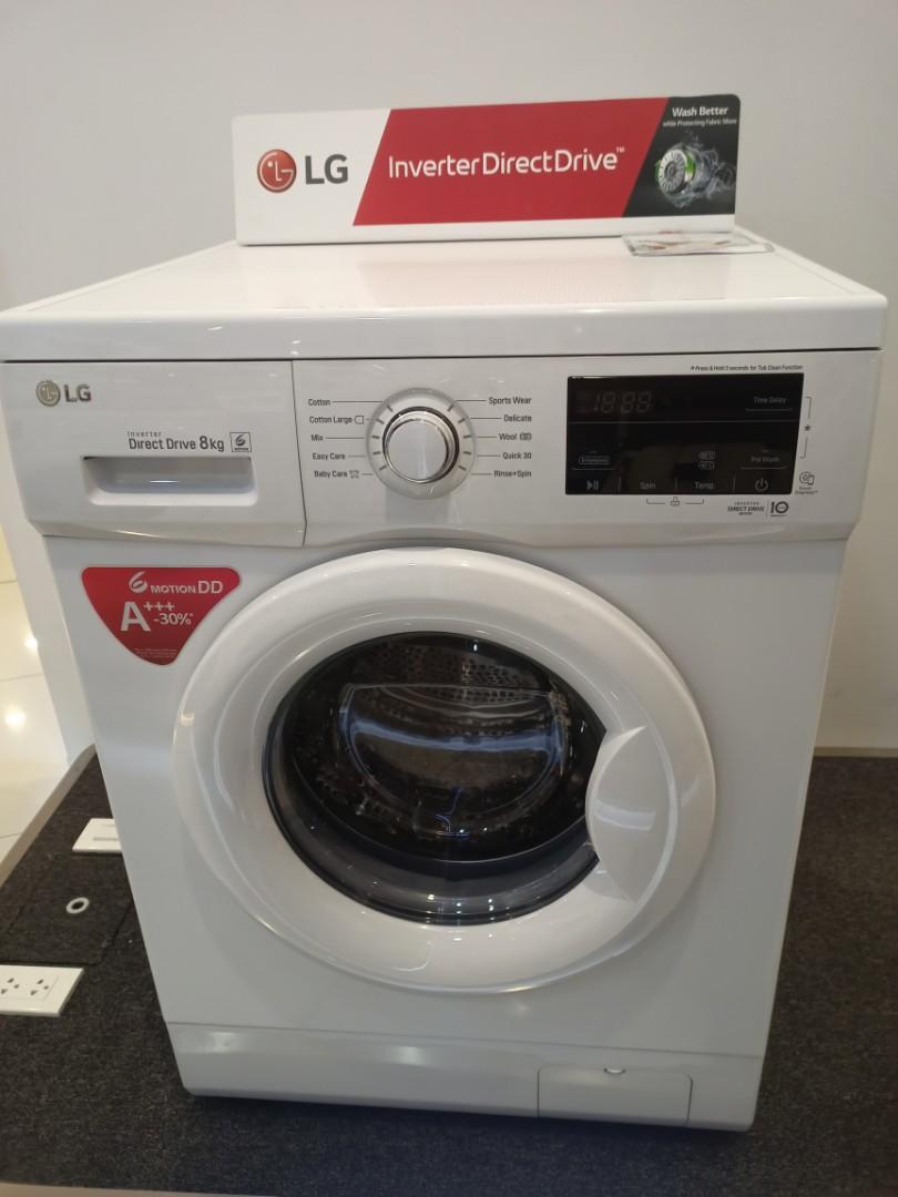 LG WASHER & SPIN FRONT LOAD DIRECT DRIVE WASHING MACHINE, TV & Home