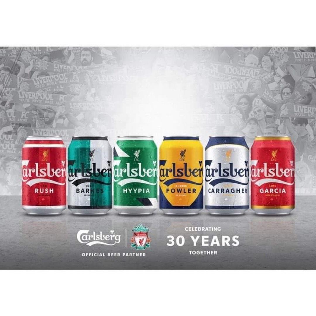 Carlsberg limited top edition liverpool can