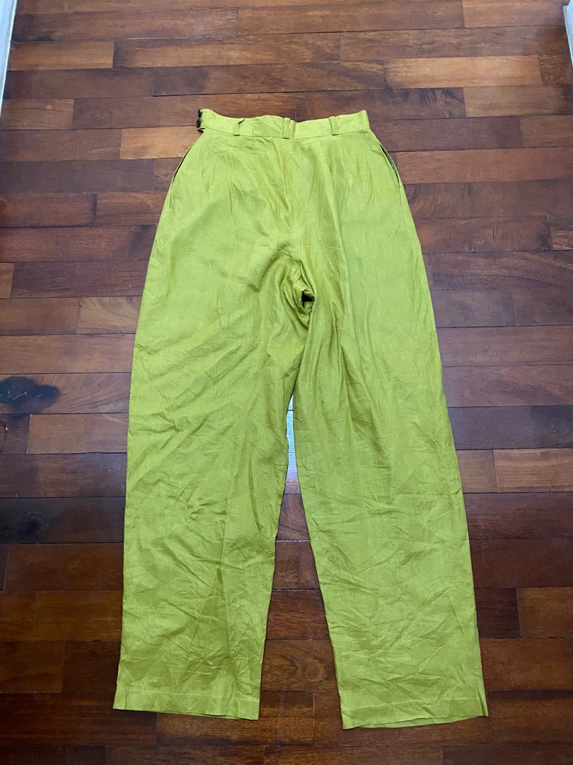linen pants, Women's Fashion, Muslimah Fashion, Bottoms on Carousell