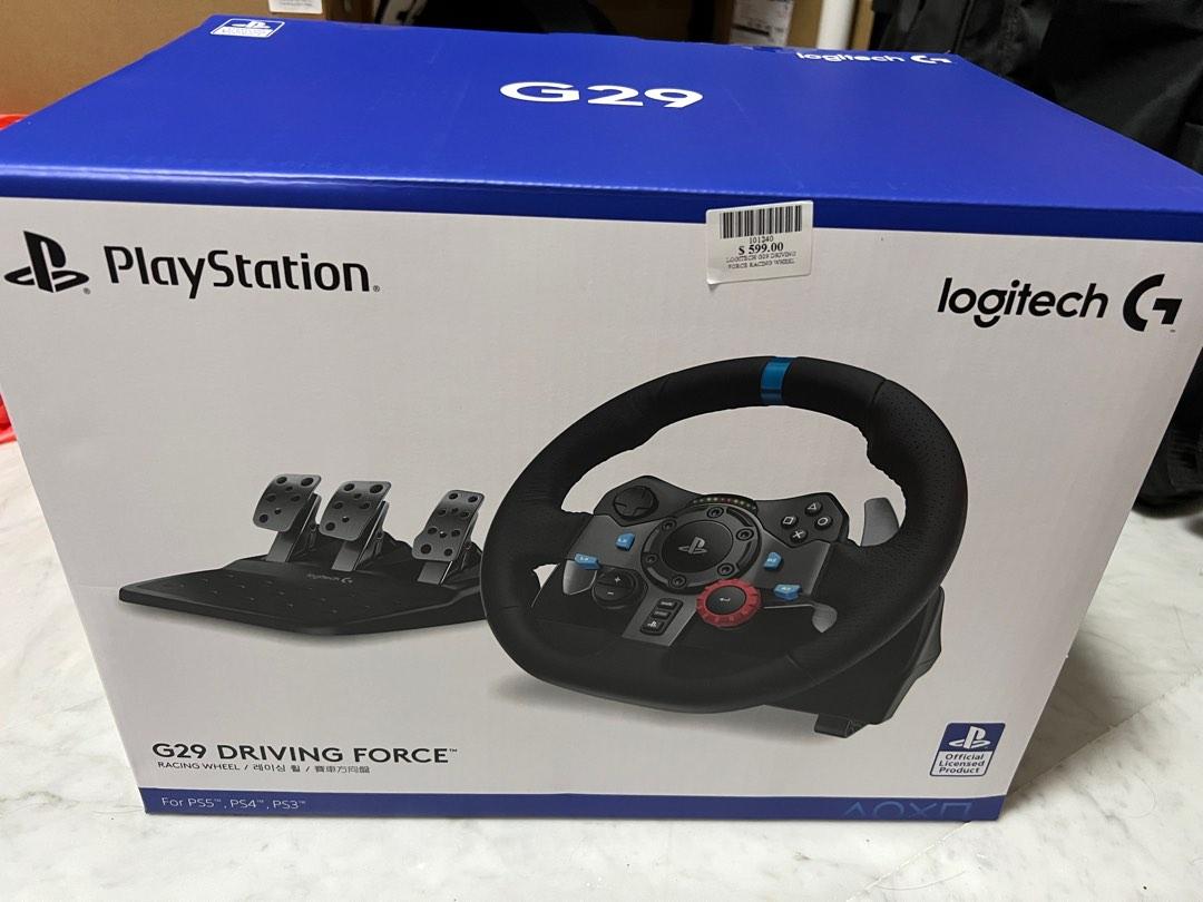 Logitech G29 Driving Force Racing Wheel, Video Gaming, Gaming ...