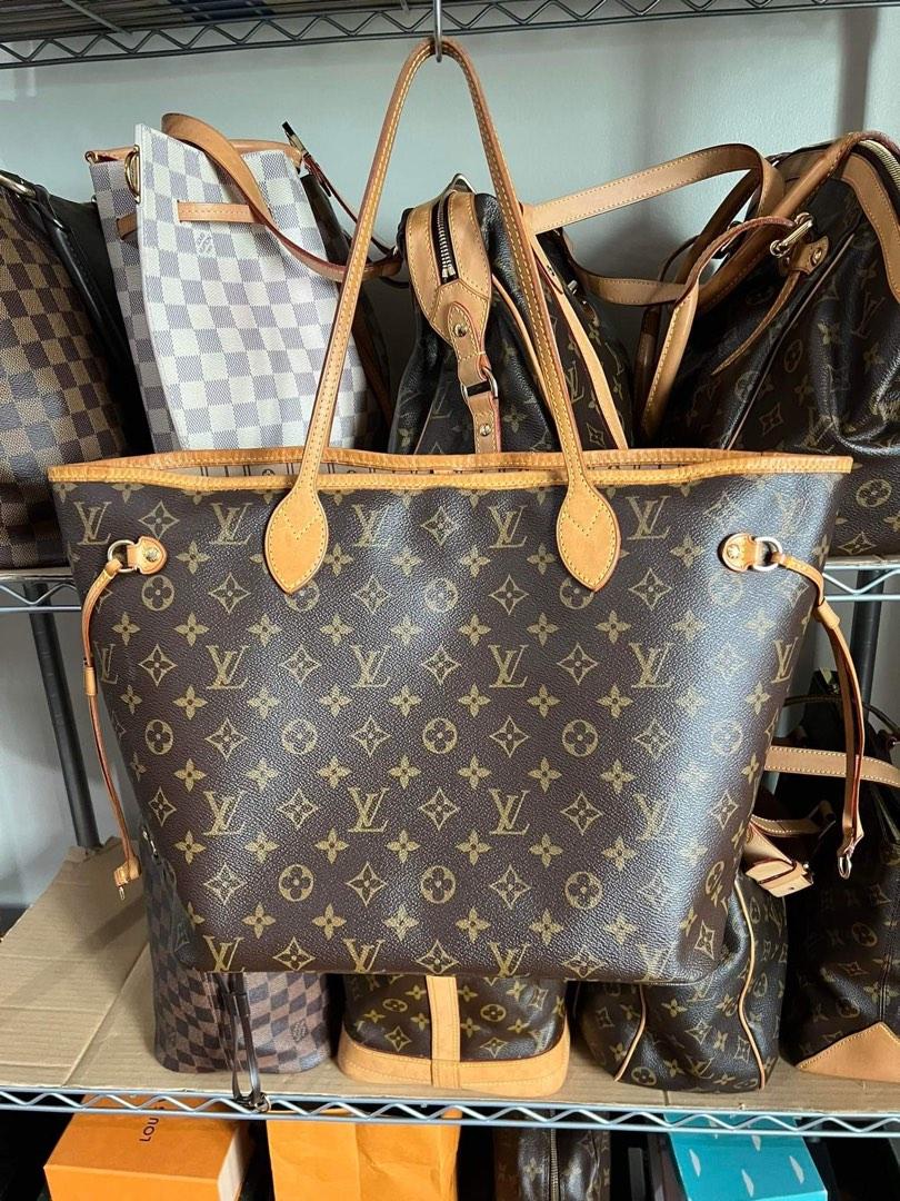 Lv louis vuitton catogram neverfull mm, Luxury, Bags & Wallets on Carousell