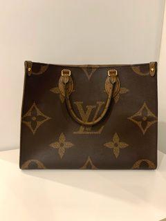 Louis Vuitton On The Go MM Bicolor Black and White, Luxury, Bags & Wallets  on Carousell