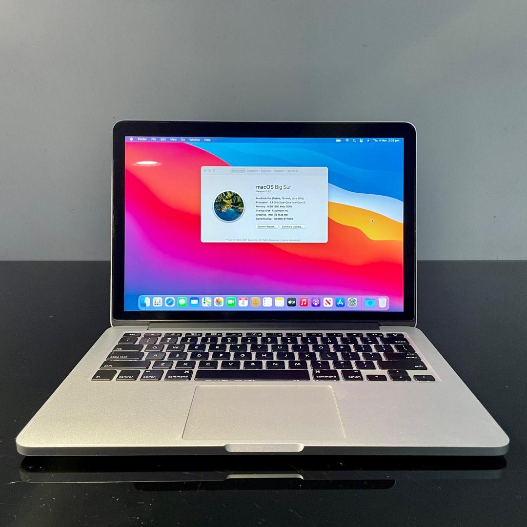 MacBook Pro 13インチ late 2013（MacBook Pro Retina 13-inch