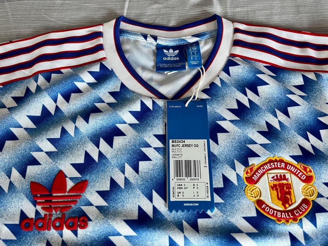MANCHESTER UNITED ADIDAS REISSUE 1988/1990 AWAY JERSEY SIZE “L