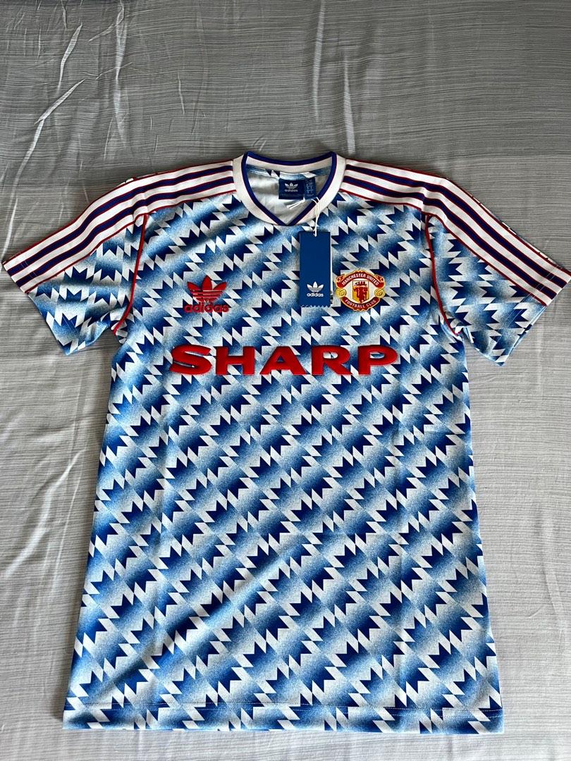 adidas Manchester United 1990-1992 Away Jersey - USED Condition (Fair) -  Size M