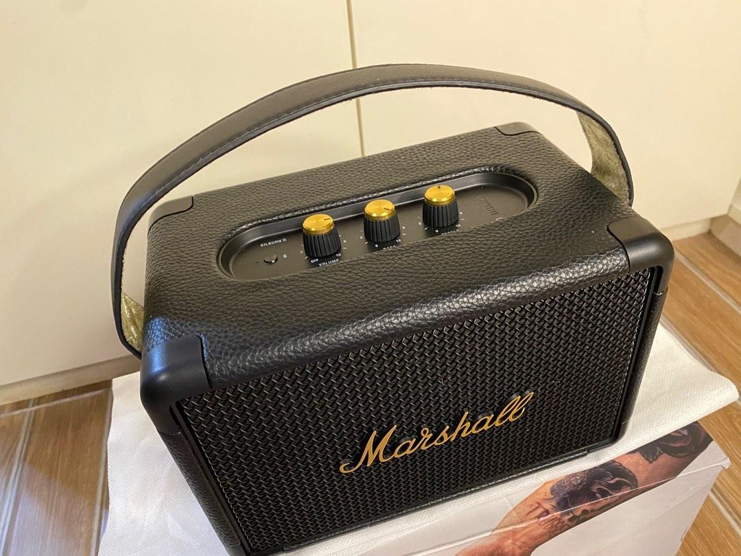 MARSHALL KILBURN II PORTABLE BLUETOOTH SPEAKER BLACK / BRASS, Audio