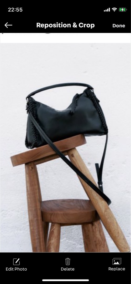Massimo dutti best sale braided leather bag