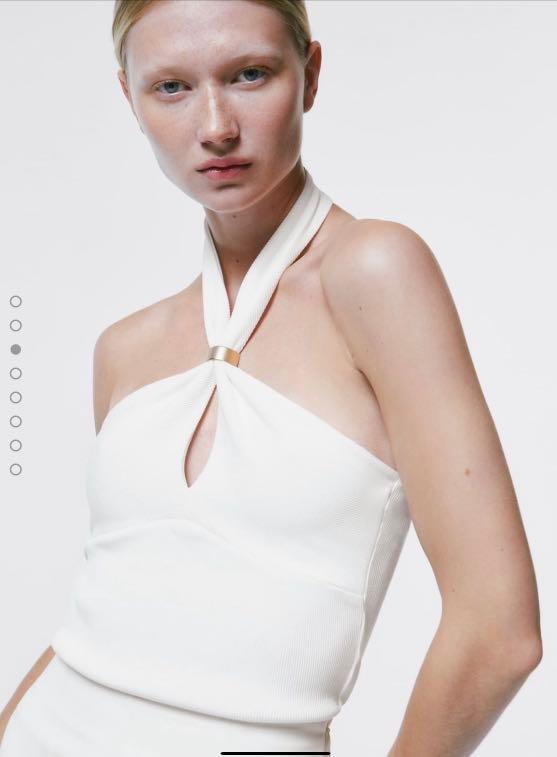 Massimo dutti ribbed sales dress with belt