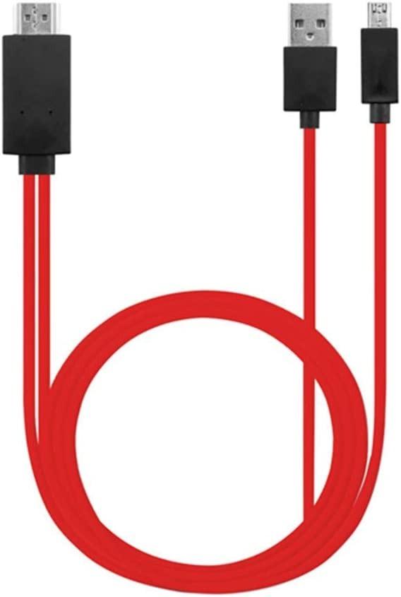 MHL Micro USB to HDMI Adapter Cable for Samsung Galaxy S4 S3 SIII i9300 Note2 N7100 S5 Tab S Tab Pro Red Computers Tech Parts Accessories Cables Adaptors on Carousell