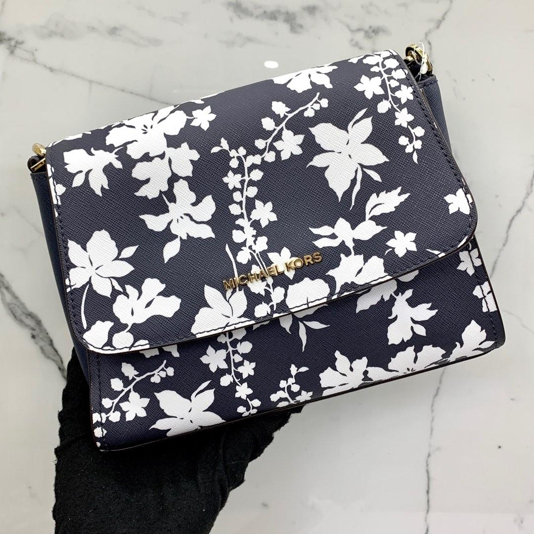 Michael kors blue floral purse new arrivals
