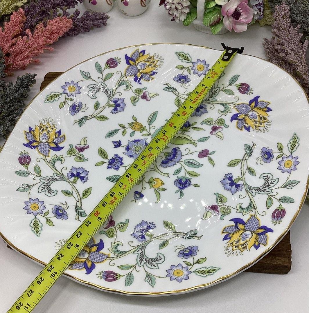Minton haddon hall blue plate, Furniture & Home Living, Kitchenware & Tableware, Dinnerware