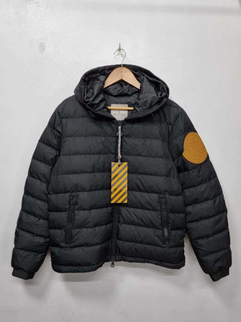 BRAND NEW MONCLER x OFF WHITE PUFFER JACKET, Luxury, Apparel on Carousell