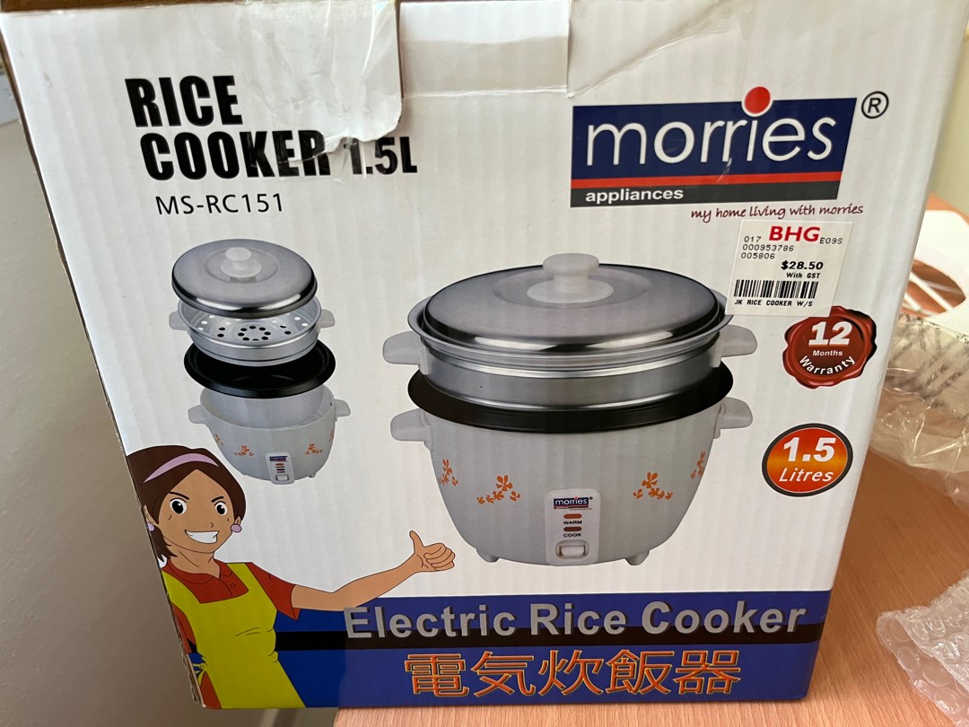 electric rice cooker 1.5 litre