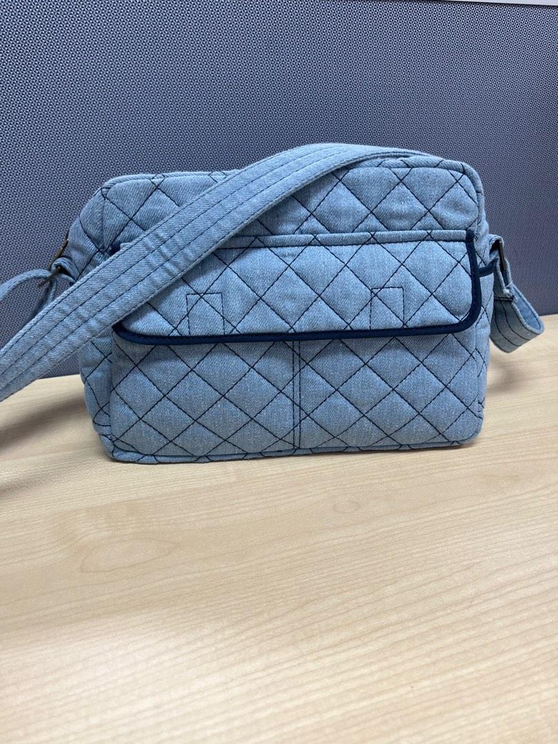 Naraya sporty adjustable sling bag jeans blue