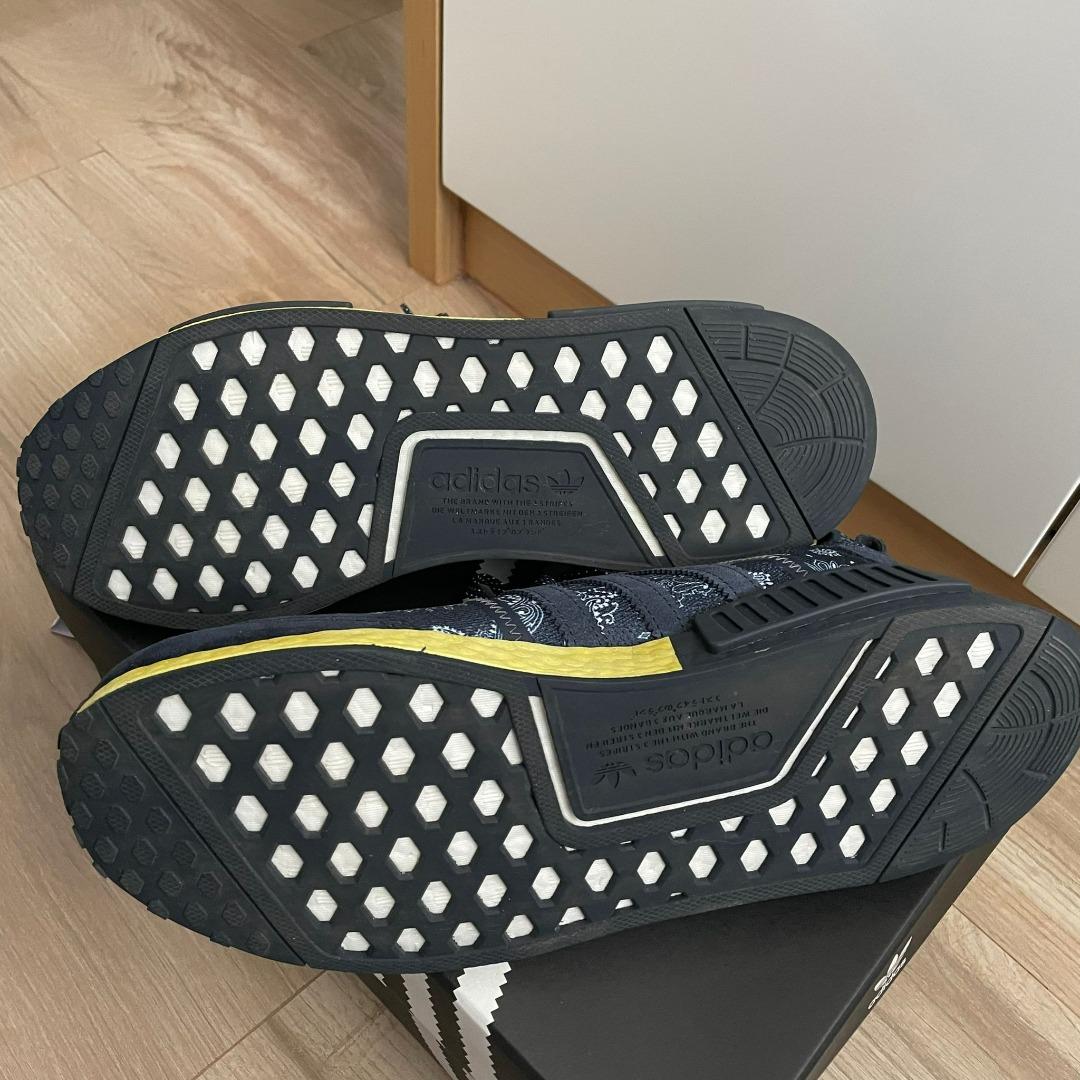 Neighborhood x Adidas NMD R1 Paisley Navy US10.5, 男裝, 鞋, 波鞋