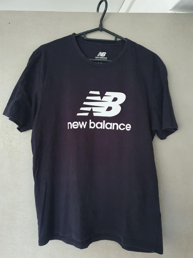 New Balance Black Tshirt, Men's Fashion, Tops & Sets, Tshirts & Polo ...