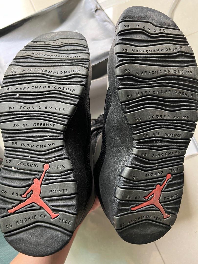 Jordan 10 deals sole