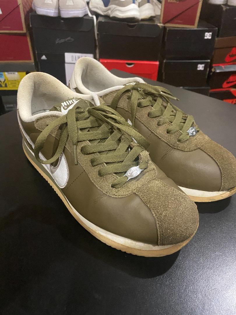 Nike cortez military green on sale