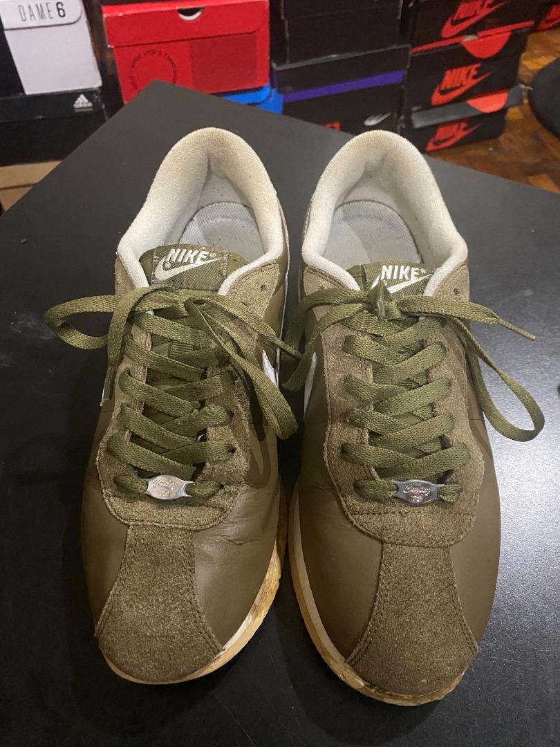 Nike Cortez Army Green Men s Fashion Footwear Sneakers on Carousell