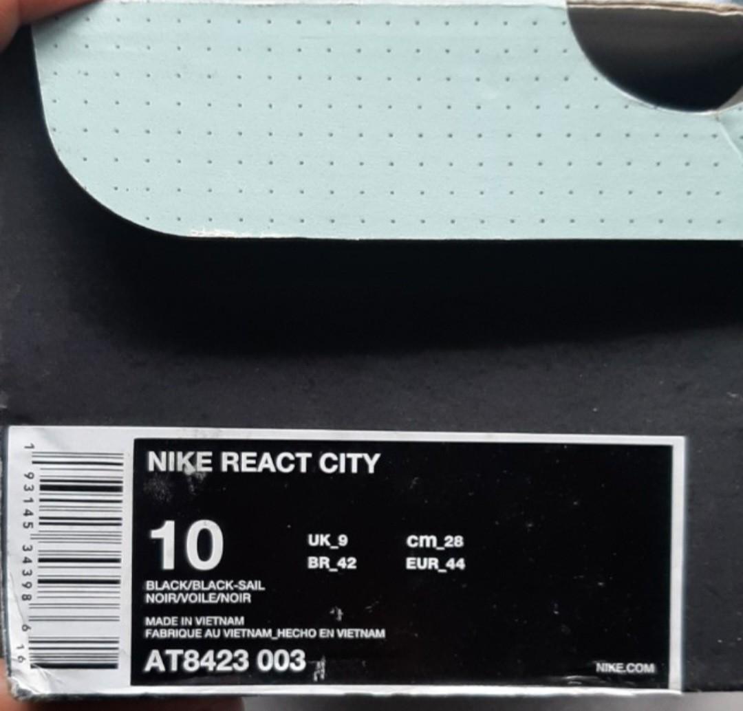 Nike React City Original, Fesyen Pria, Sepatu , Sneakers di ...