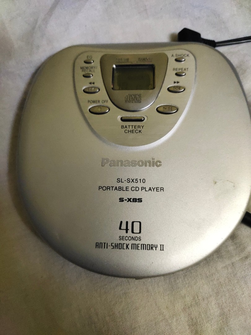 Panasonic portable cd player, Audio, Portable Music Players on Carousell