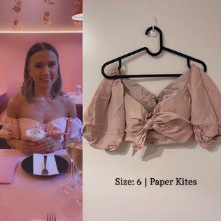 Paper Kites Pink Crop
