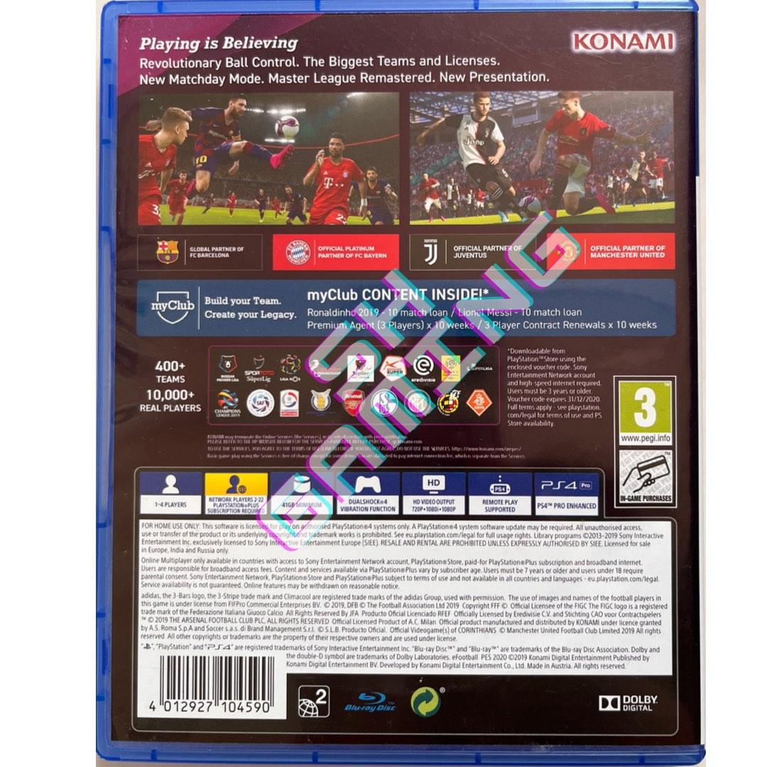 Pes 2020 deals ps store
