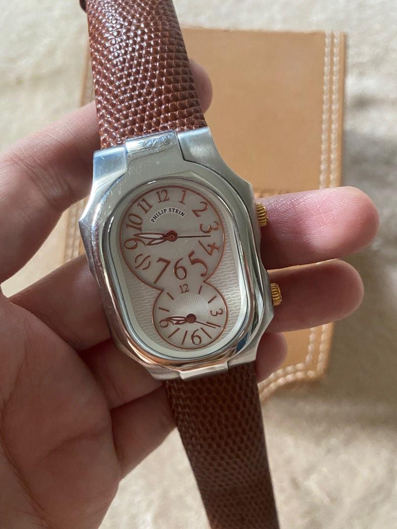 ５５％以上節約 Philip Stein Women's Traveler Swiss-Quartz Watch with Two-Tone-Stainless-St 