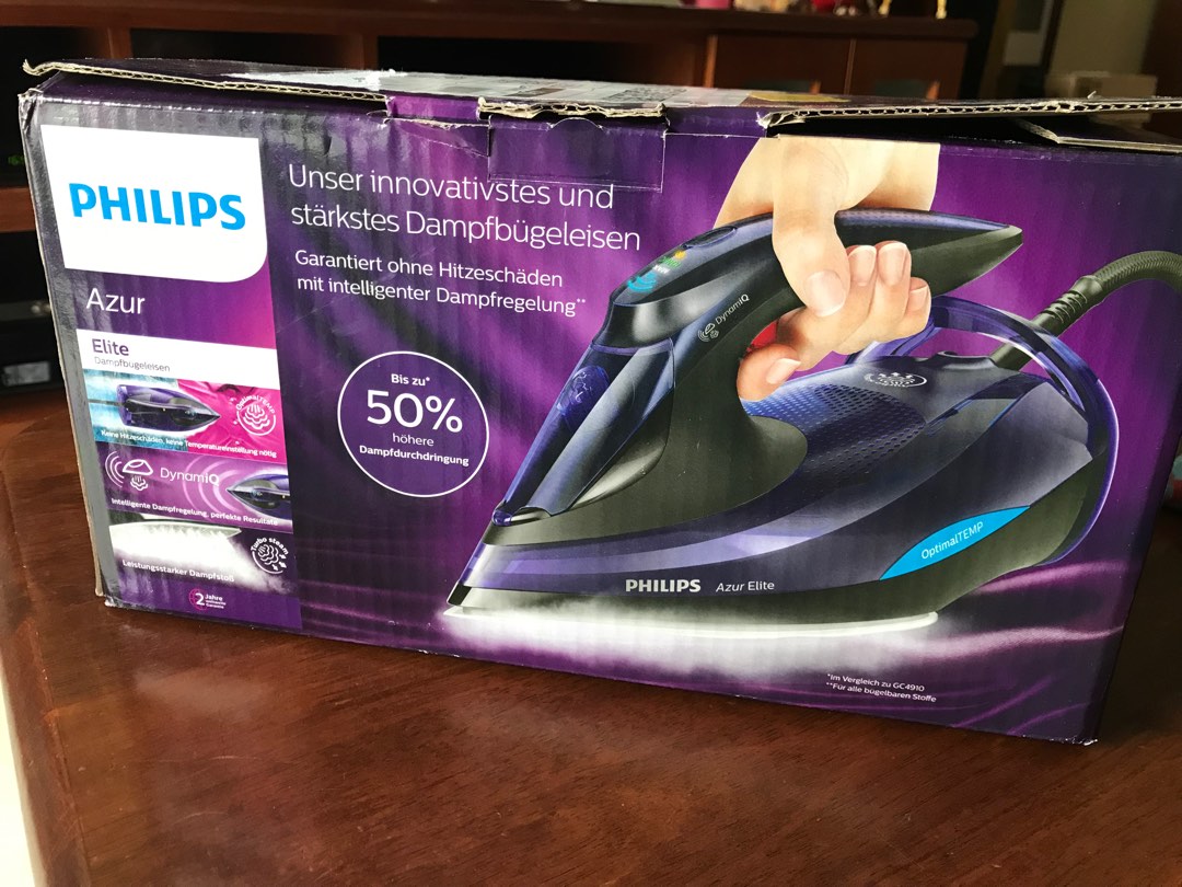 Philips Azur Elite Steam Iron With OptimalTEMP Technology-GC5039/30, TV ...
