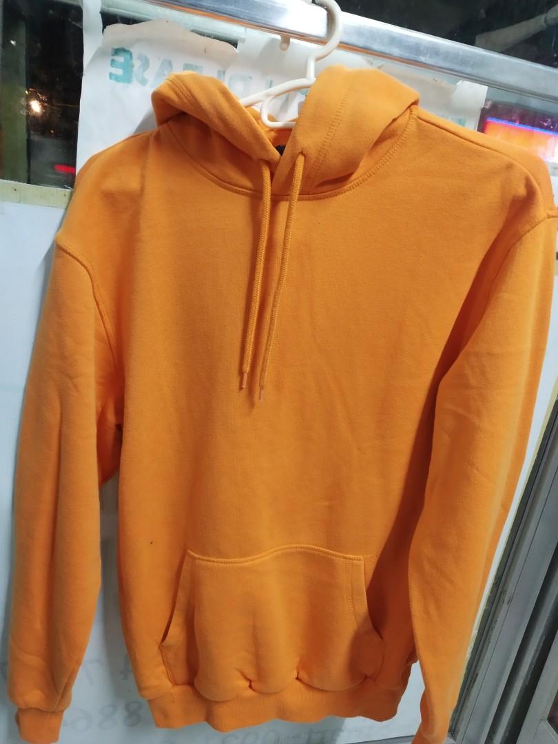 orange hoodie plain