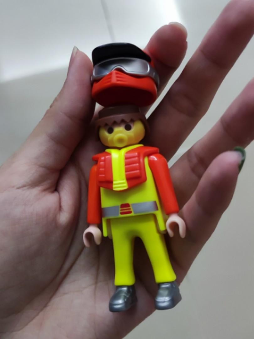 Playmobil Pull Back Orange Road Racer Car Vehicle Buggy, Hobbies & Toys