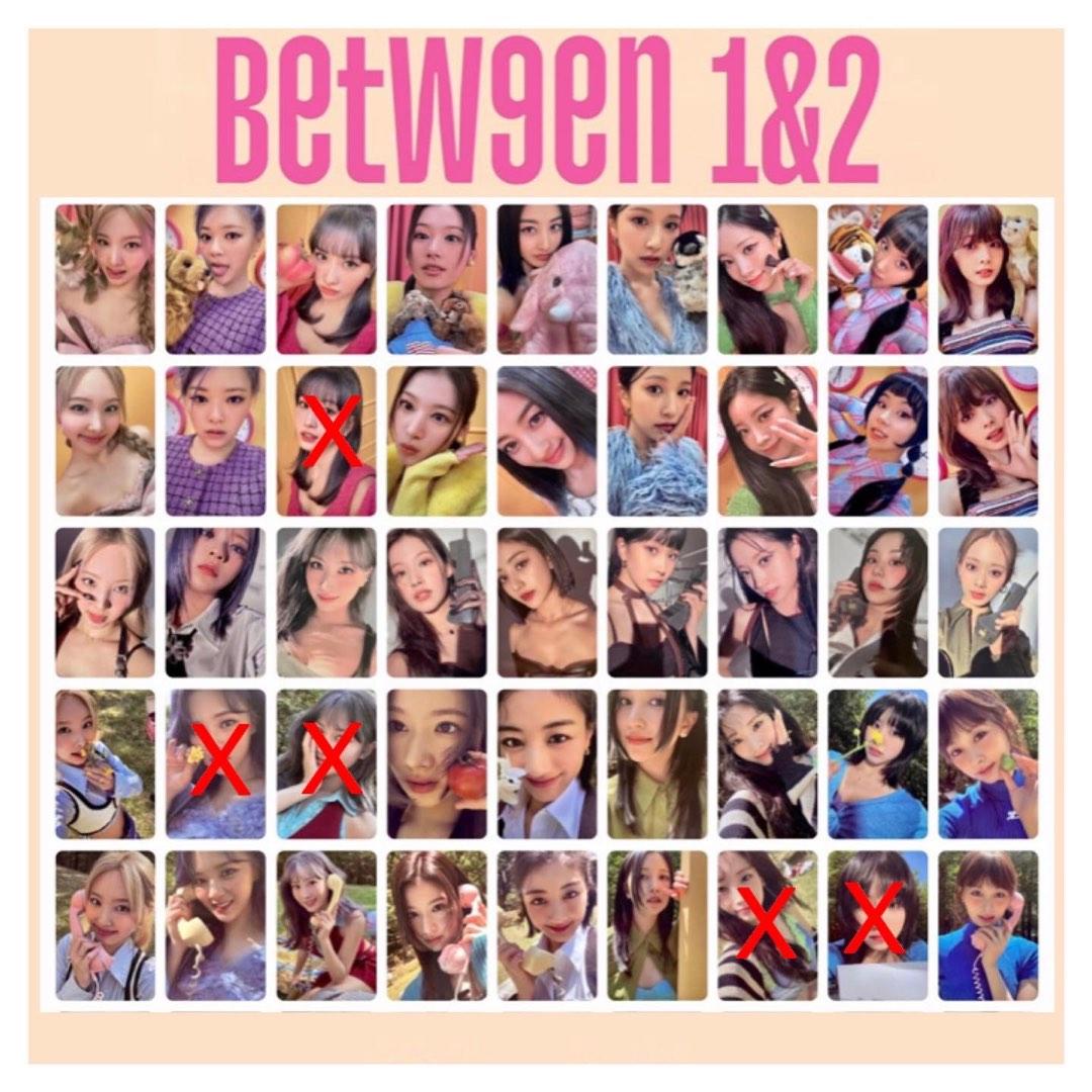 [PO] TWICE Between 1&2 Official Photocards Set, Hobbies & Toys