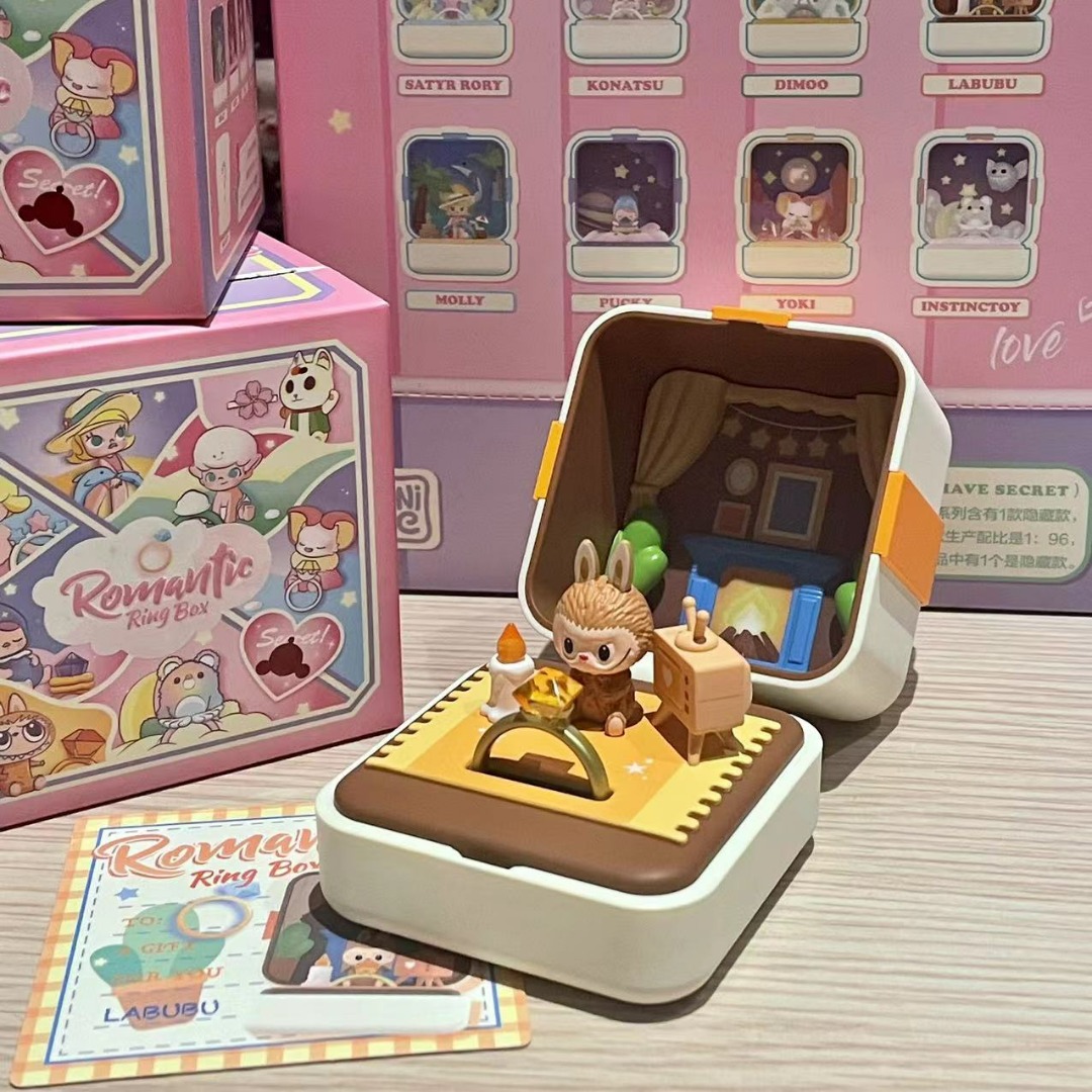 POP MART ROMANTIC FINGERTIPS SERIES RING BOX BLIND BOX, Hobbies & Toys