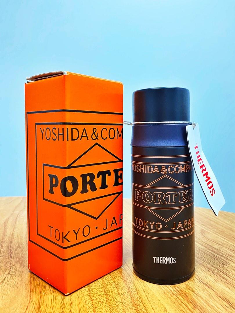 日本Porter x Thermos STAINLESS BOTTLE日本限定保溫水瓶350 ml, 傢俬