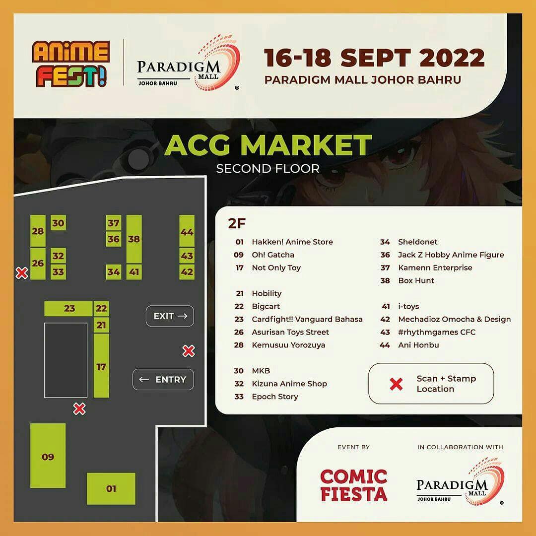 [Proxy Shopping Service] Anime Fest Paradigm Mall Johor Bahru