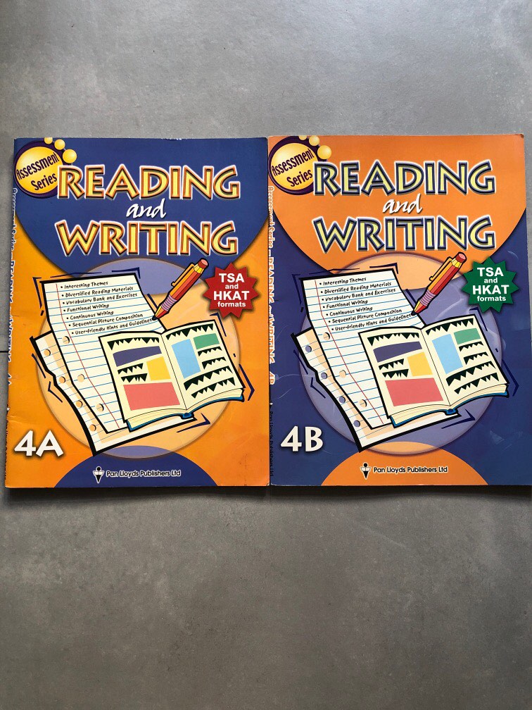 小學英文練習reading and writing 4A 4B, 興趣及遊戲, 書本 & 文具, 書本及雜誌 補充練習 Carousell