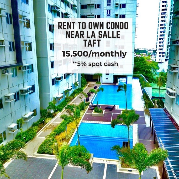 Rent To own Studio Unit Condo near La Salle Taft Avida Towers Prime