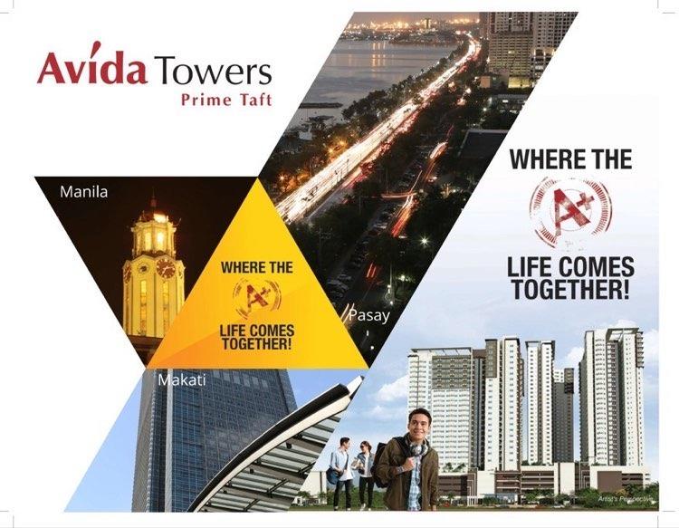 Rent To own Studio Unit Condo near La Salle Taft Avida Towers Prime