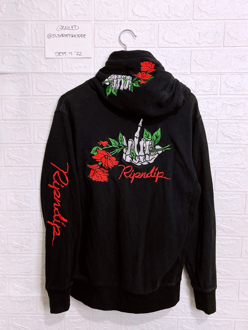 Ripndip dead rose hoodie top