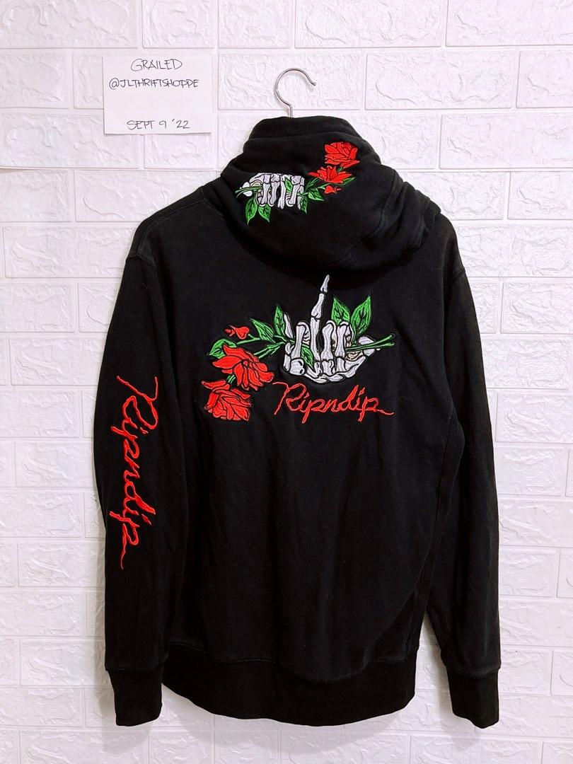 Ripndip dead new arrivals rose hoodie