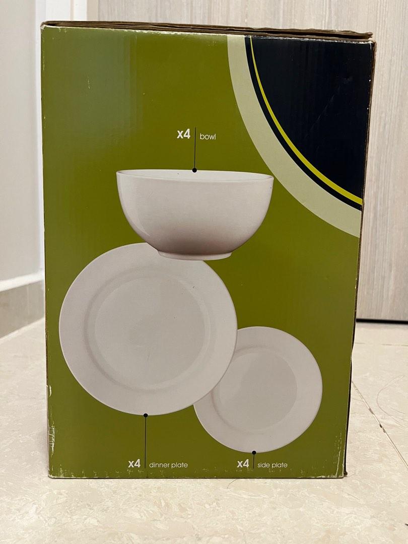 Sainsbury’s 12 Piece Dinner Set, Furniture & Home Living, Kitchenware
