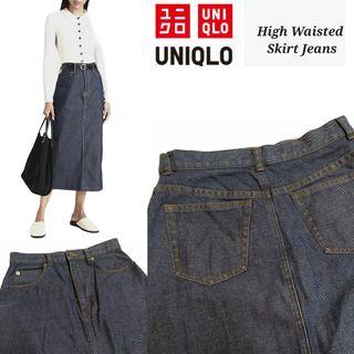 💰 DEDUCTED 🆕💯 Authentic/Original Uniqlo Denim Skirt