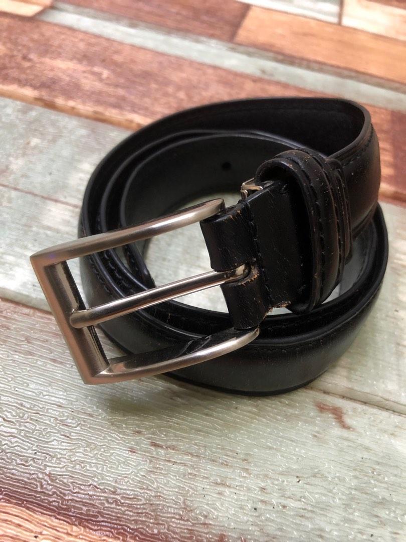 SeptemberSale ORIGINAL CHRISTIAN ORANI SOLID BRASS LEATHER BELT/TALI  PINGGANG #VINTAGE, Men's Fashion, Watches & Accessories, Belts on Carousell