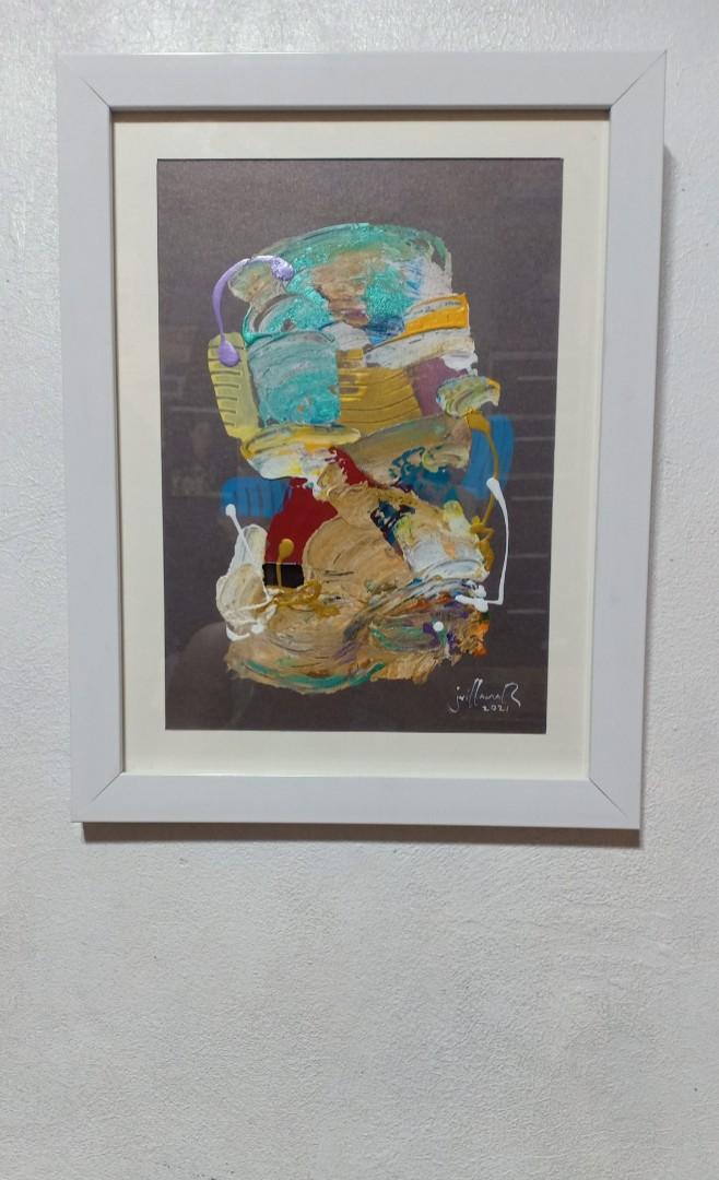 Abstract Series by Joseph Villamar (Category: Art & Prints) located in Manila. Submitted by akosimariengge (Listing ID 1164061695, Image 3). Description: •Set of 4 abstract by Joseph Villamar •9 x 11half inches without frame •acrylic on special paper •Comes with COA About the artist: Joseph was born on July 12 , 1968 in Calaca, Batangas. He studied as a Fine Arts major at the FEATI University. He is part of the Saturday Group headed by Mauro Mala