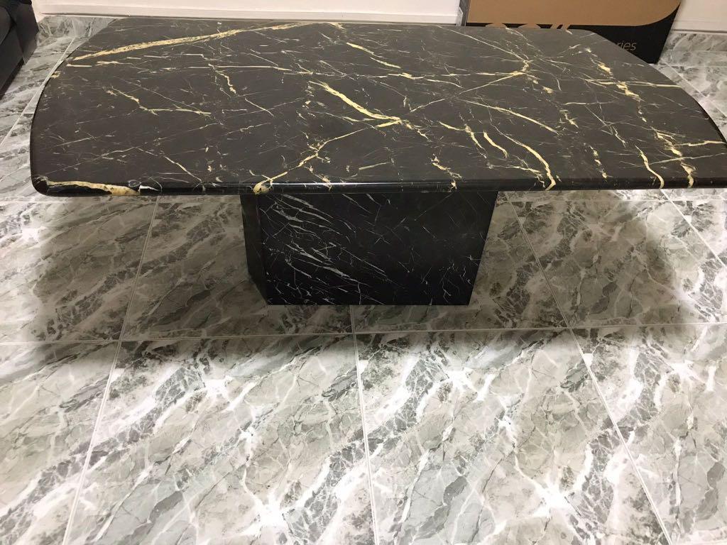 Solid Marble Coffee Table, Furniture & Home Living, Furniture, Tables & Sets on Carousell